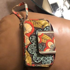 Vera Bradley wristband wallet.